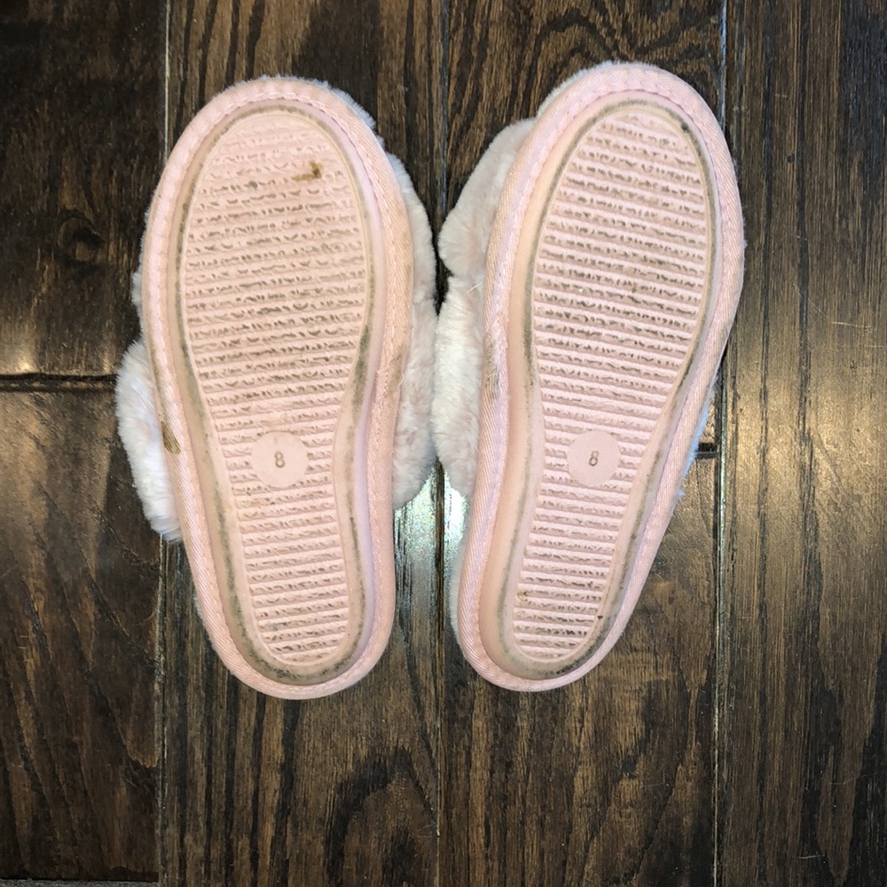 JOYSPUN soft cozy slippers size 8 dusty rose color - Picture 2 of 4